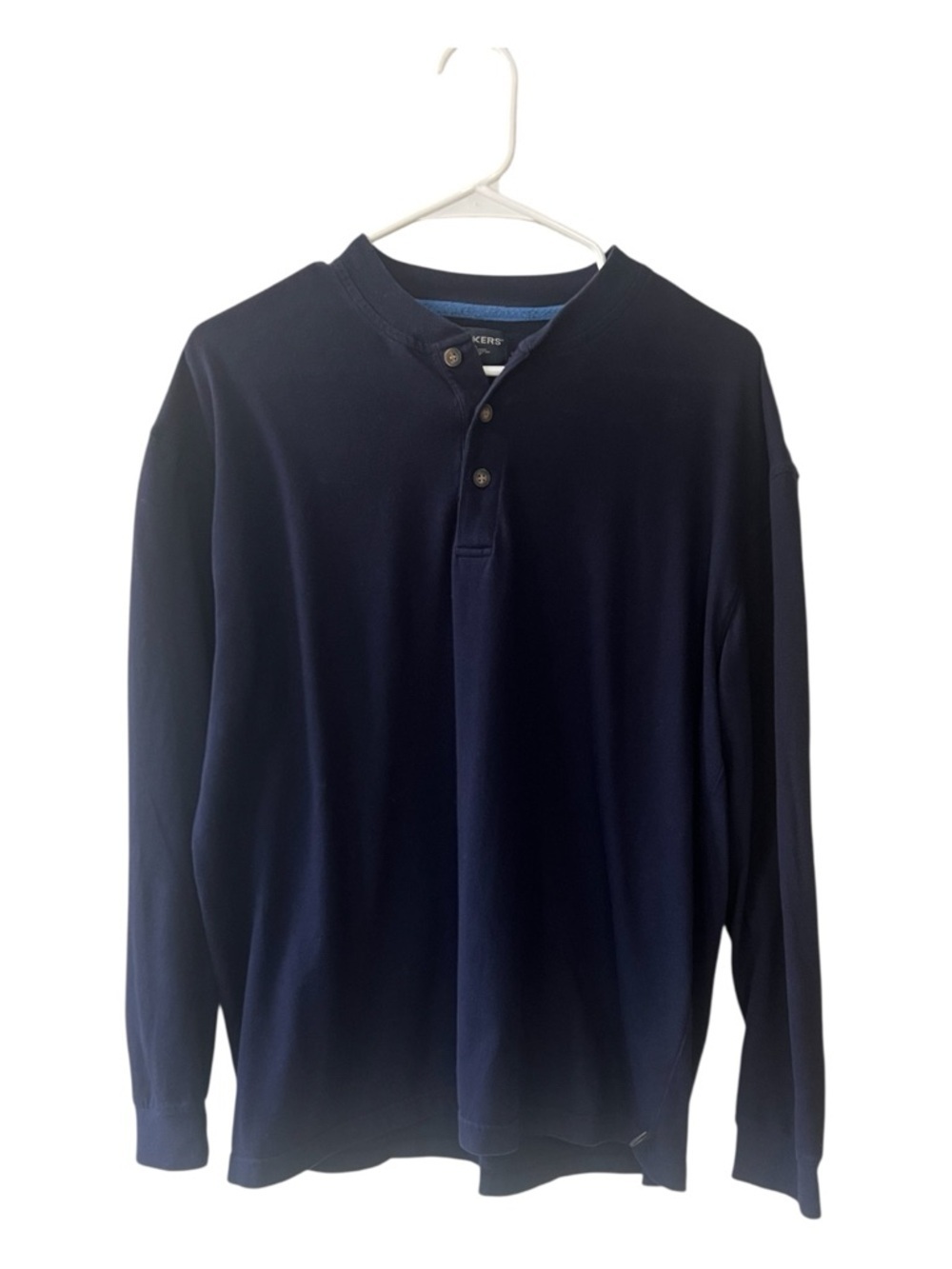 Dockers Long Sleeve Sleep Collection Navy Size M Men